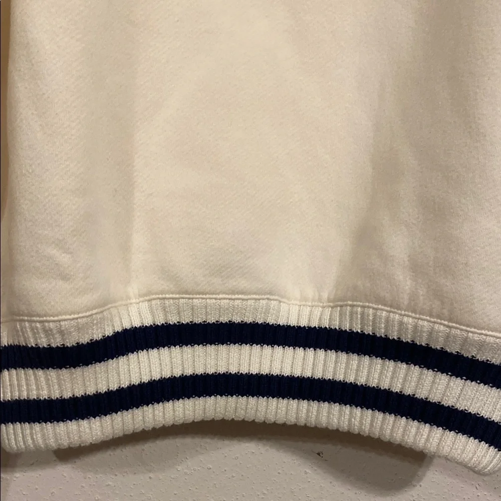 J.Crew Heritage fleece half-zip sweatshirt with contrast trim Size S